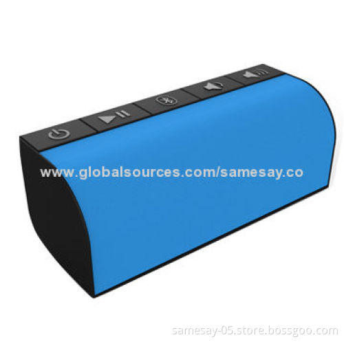Portable Bluetooth Speaker with 4W Power, Touch Keys, AUX-in